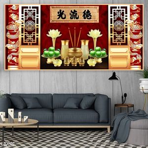 Tranh thờ ông bà tổ tiên