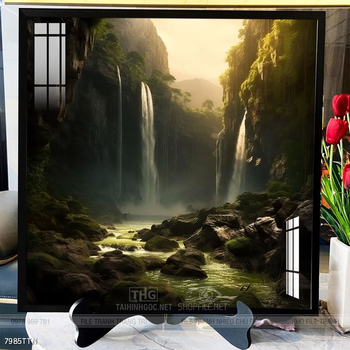 Tranh phong thủy sơn thủy hữu tình