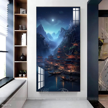 Tranh treo phòng khách theo phong thủy