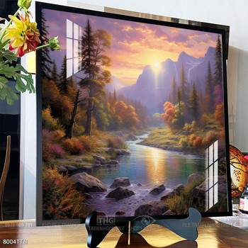 Tranh phong thủy sơn thủy đẹp