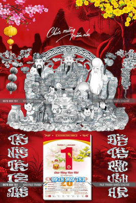 File lịch Tết Phúc Lộc Thọ File lịch Tết Phúc Lộc Thọ