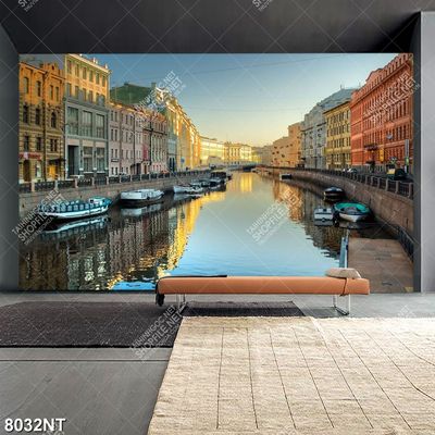 Tranh thành phố bên sông 8032NT