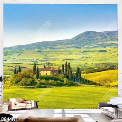 Tranh đồi cỏ xanh 8044NT