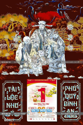 File tranh Phúc Lộc Thọ File tranh Phúc Lộc Thọ