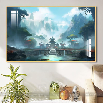 Tranh phong thủy treo trang trí phòng khách