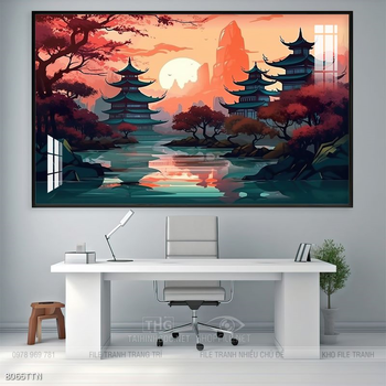 Tranh phong thủy nghệ thuật đẹp nhất