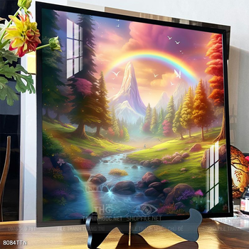 Tranh phong thủy nước non tuyệt đẹp