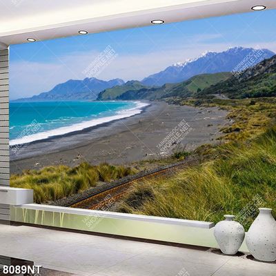 Tranh bãi biển đẹp 8089NT