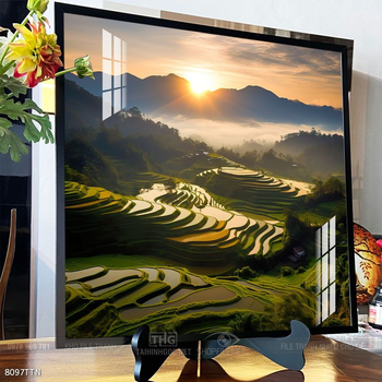 Tranh phong thủy nước non tuyệt đẹp