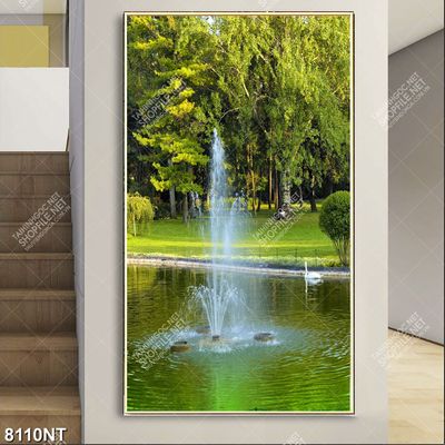 Tranh công viên cây xanh 8110NT