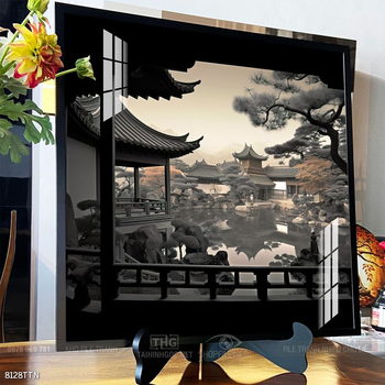 Tranh phong thủy sơn thủy đẹp