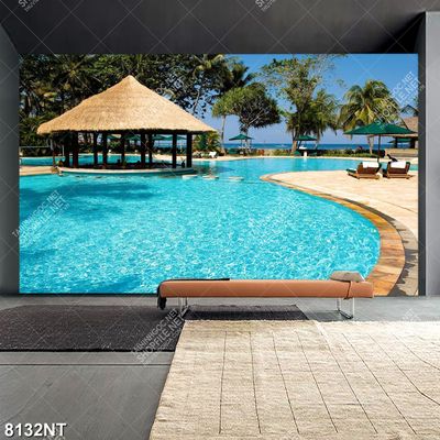 Tranh hồ bơi đẹp 8132NT