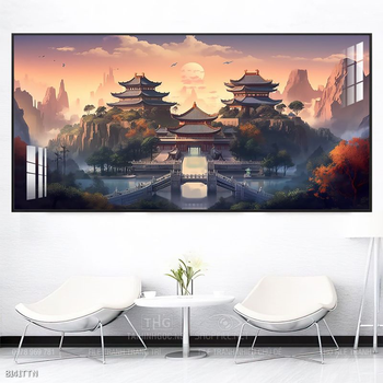 Tranh phong thủy sơn thủy đẹp