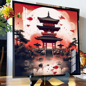 Tranh phong thủy nước non tuyệt đẹp