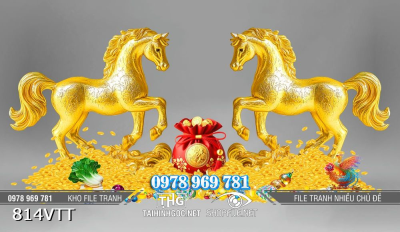File tranh PSD ngựa vàng bính ngọ tết 2026 814VTT File tranh PSD ngựa vàng bính ngọ tết 2026 814VTT