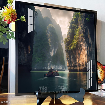 Tranh phong thủy sơn thủy đẹp