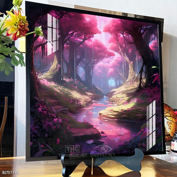 Tranh phong thủy nước non tuyệt đẹp