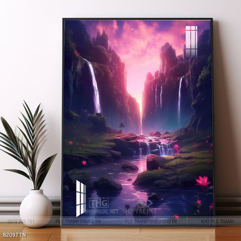 Tranh phong thủy sơn thủy hữu tình