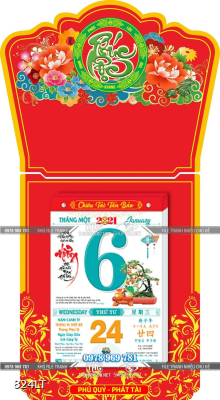 File psd lịch tài lộc treo trang trí File psd lịch tài lộc treo trang trí