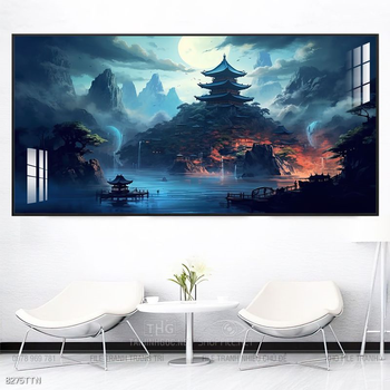 Tranh phong thủy sơn thủy đẹp