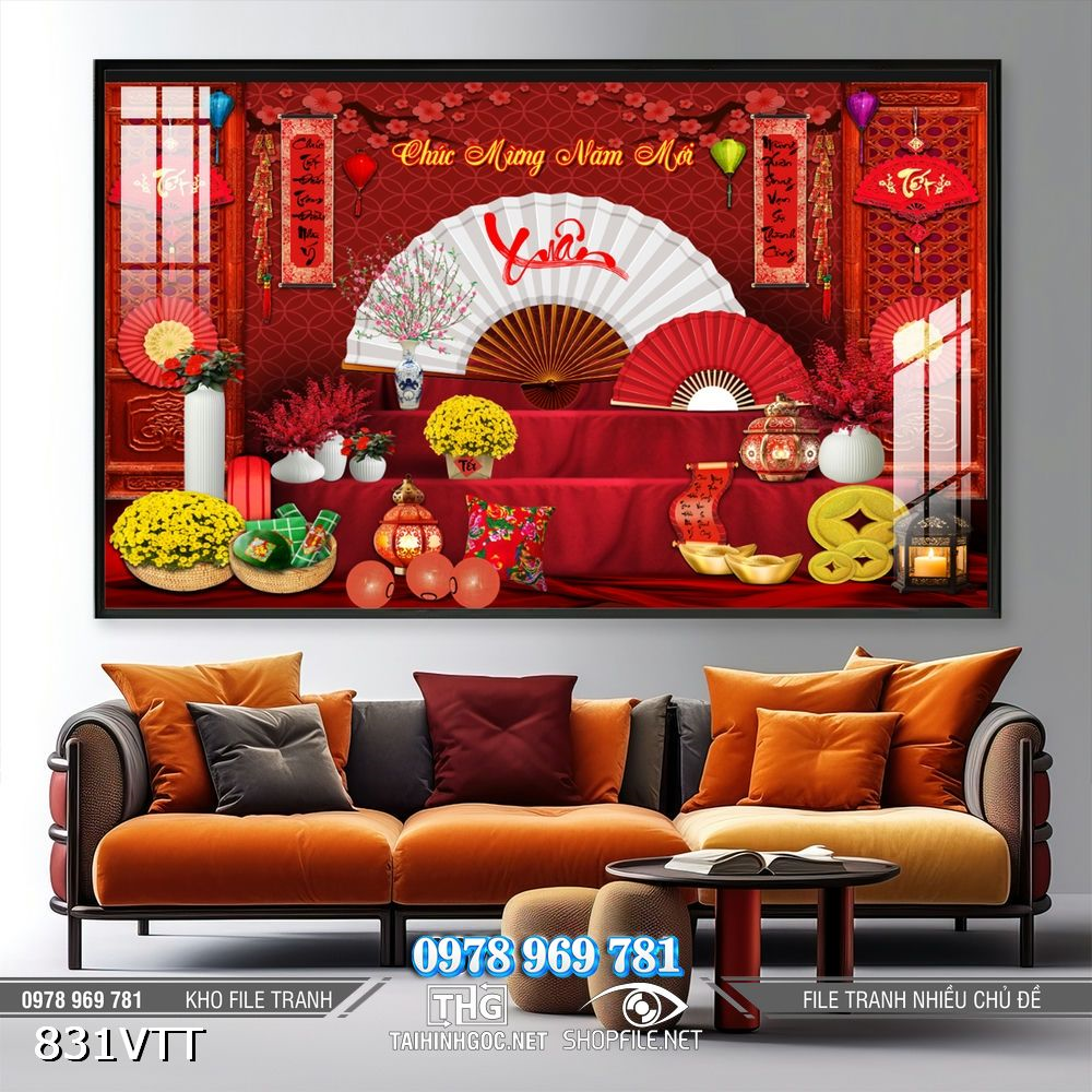 File tranh Background phông nền trang trí chụp hình Tết 831VTT File tranh Background phông nền trang trí chụp hình Tết 831VTT