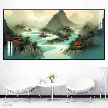 Tranh phong thủy treo trang trí phòng khách