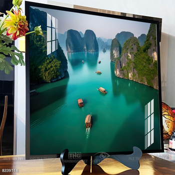 Tranh phong thủy phong cảnh thác nước thiên nhiên