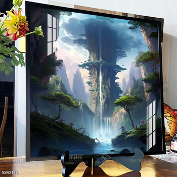 Tranh phong thủy sơn thủy hữu tình