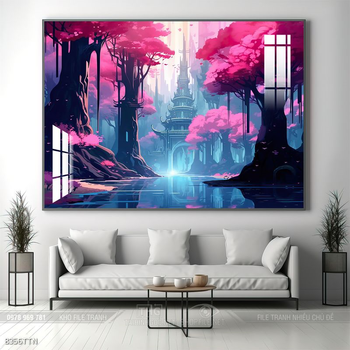 Tranh phong thủy sơn thủy hữu tình