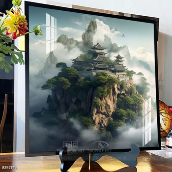 Tranh phong thủy nước non tuyệt đẹp