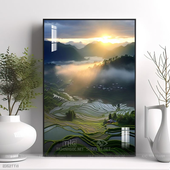 Tranh phong thủy sơn thủy đẹp