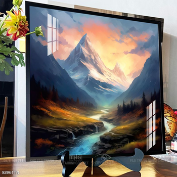 Tranh phong thủy nước non tuyệt đẹp