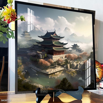 Tranh phong thủy sơn thủy hữu tình