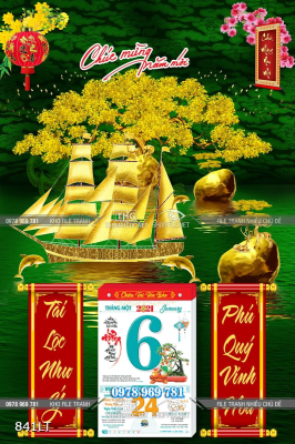 File Psd lịch thuận buồm xuôi gió File Psd lịch thuận buồm xuôi gió