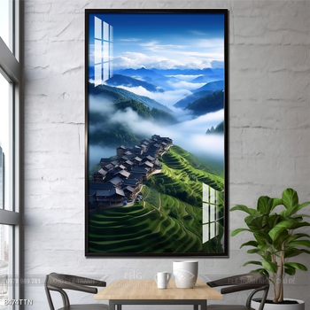 Tranh phong thủy sơn thủy hữu tình