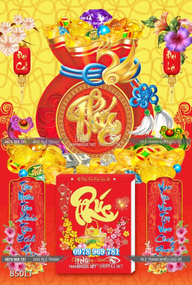 File tranh lịch phúc tài lộc File tranh lịch phúc tài lộc