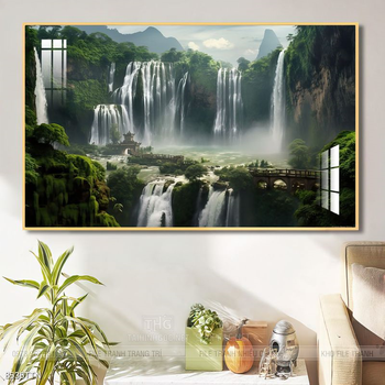 Tranh phong thủy sơn thủy đẹp