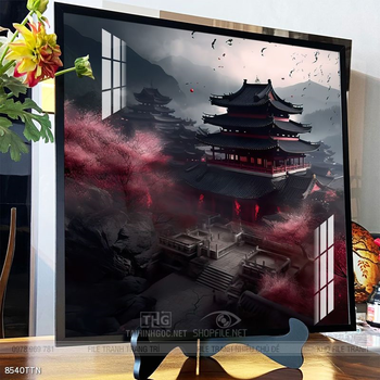 Tranh phong thủy nước non tuyệt đẹp