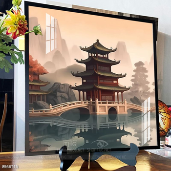 Tranh phong thủy nước non tuyệt đẹp