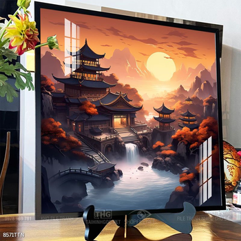 Tranh phong thủy sơn thủy đẹp