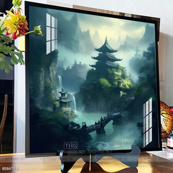 Tranh phong thủy sơn thủy đẹp