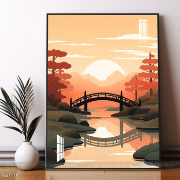 Tranh phong thủy sơn thủy đẹp