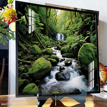 Tranh phong thủy nước non tuyệt đẹp