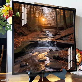 Tranh phong thủy nước non tuyệt đẹp