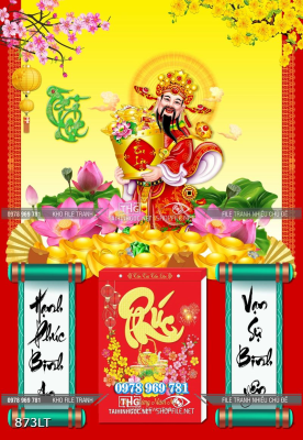 File tranh lịch thần tài File tranh lịch thần tài