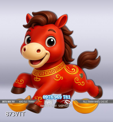 File tranh psd Ngựa Bính Ngọ 873VTT