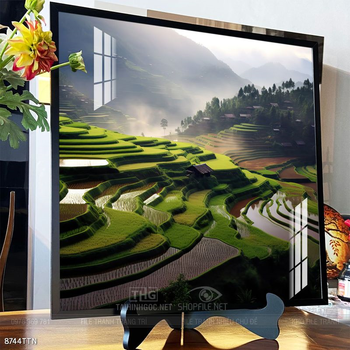 Tranh phong thủy nước non tuyệt đẹp