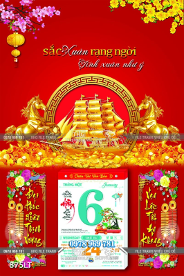 File tranh lịch thuận buồm xuôi gió File tranh lịch thuận buồm xuôi gió