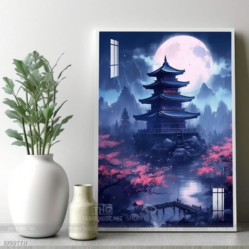 Tranh phong thủy sơn thủy hữu tình