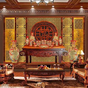 Tranh 3d trang trí bàn thờ gia tiên file gốc